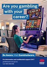 Are you gambling with your career poster and postcard thumbnail