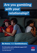 Are you gambling with your relationship poster and postcard thumbnail