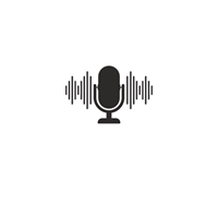 White and Black Modern Podcast Logo